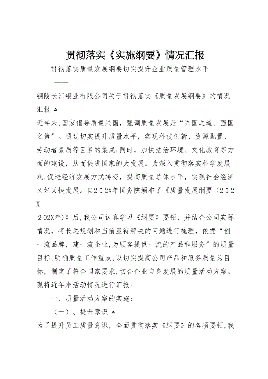 贯彻落实实施纲要情况_第1页