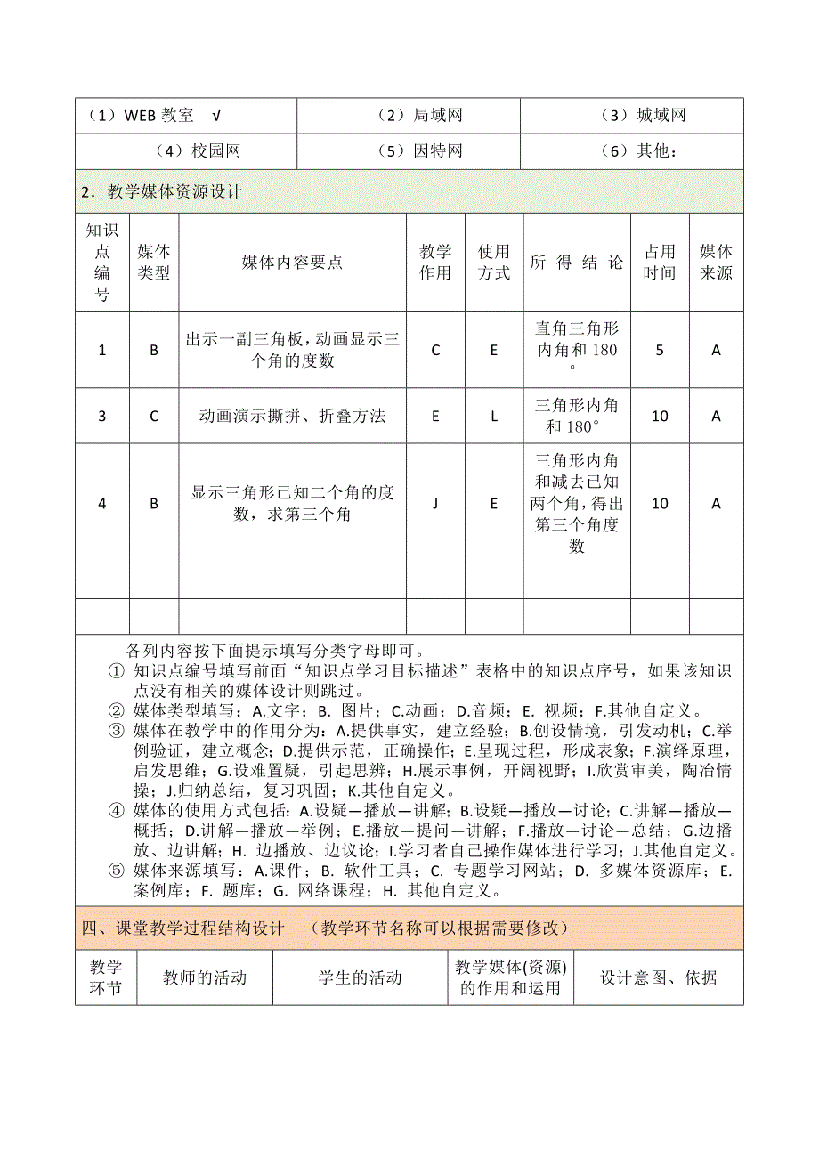 三角形信息化教学设计模板_第3页