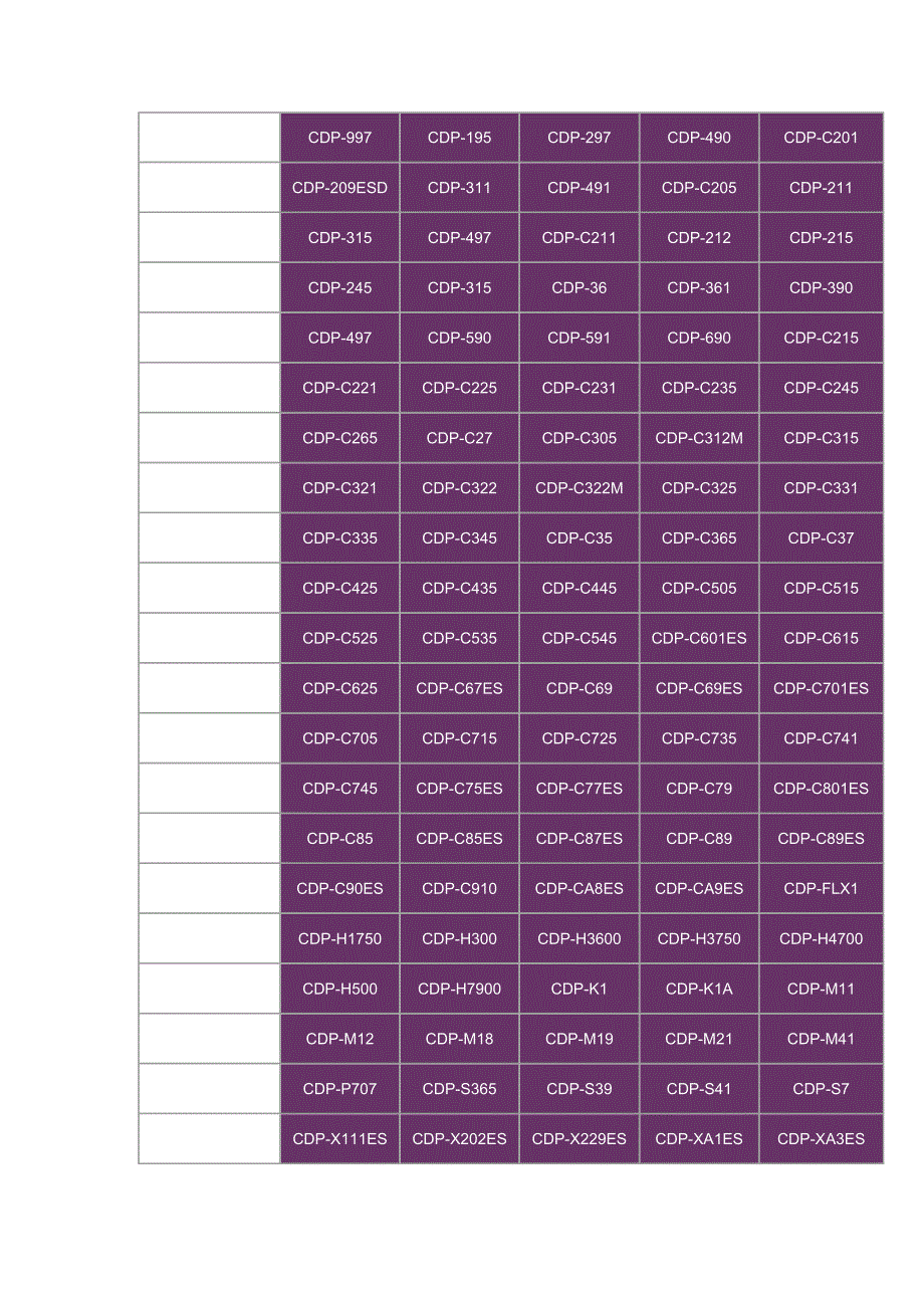 索尼LD CD激光头型号播放机型号对照表.doc_第3页