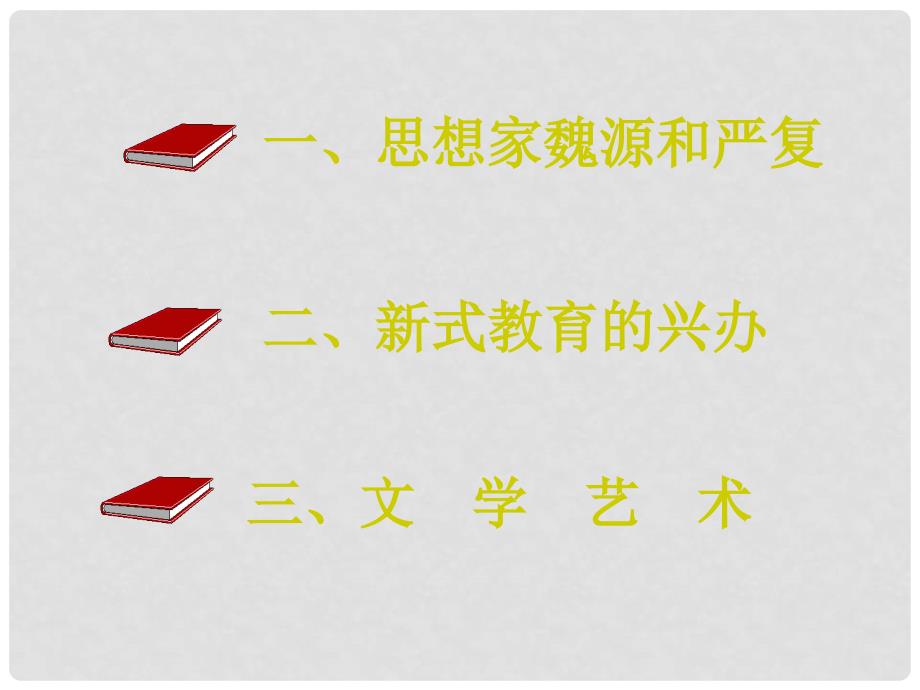 期八年级历史上册 第6单元 第24课 近代思想、教育和文艺教学课件 岳麓版_第2页