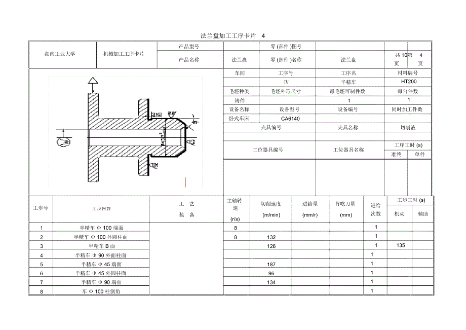 法兰盘工序卡片_第4页