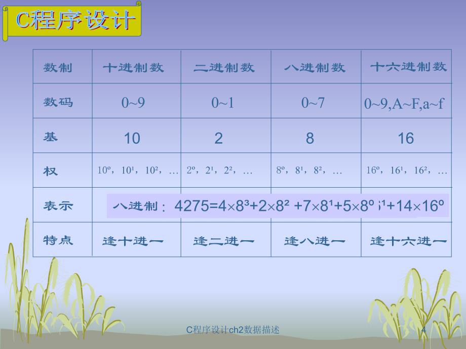 C程序设计ch2数据描述课件_第4页