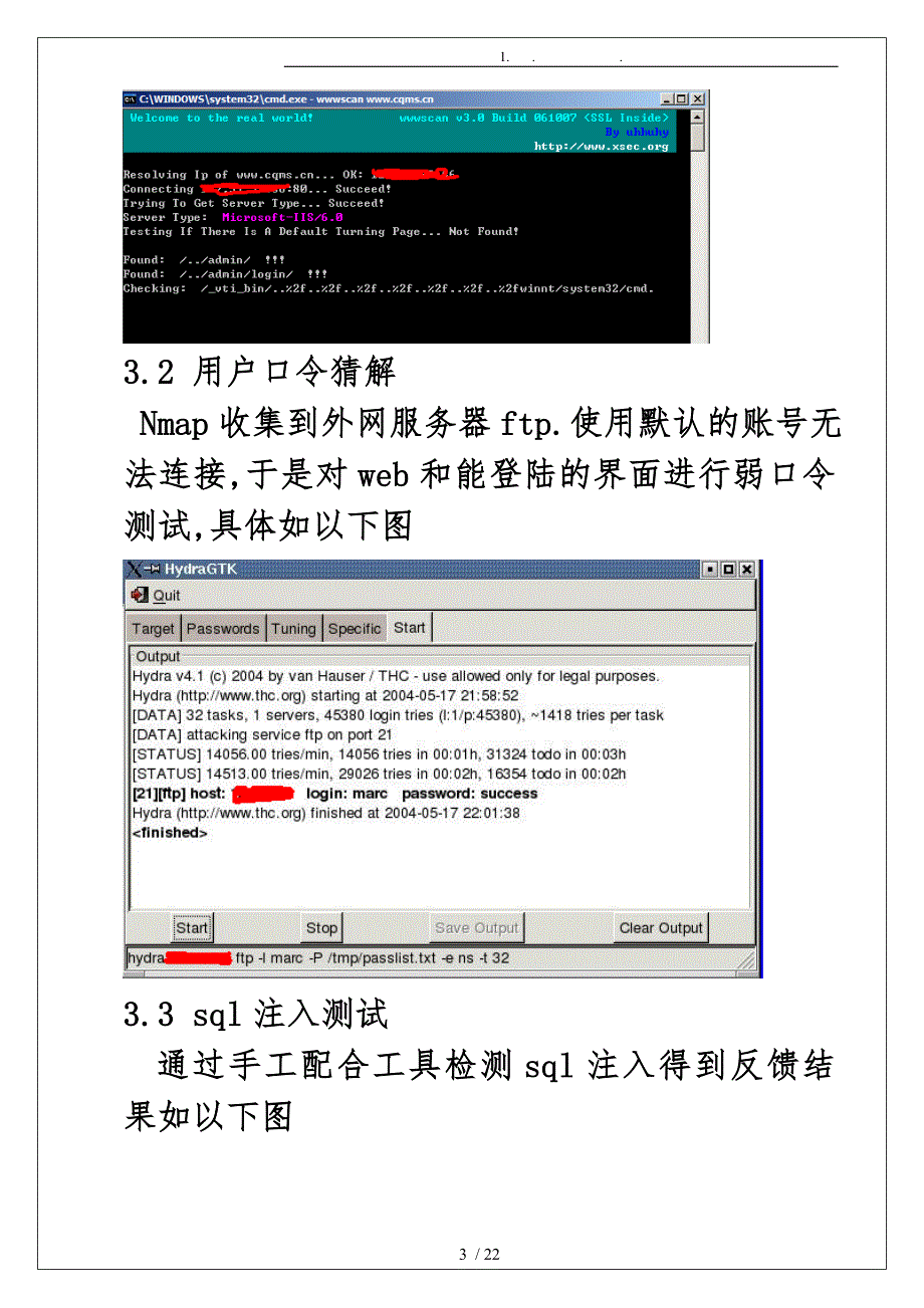 渗透测试的报告_第3页