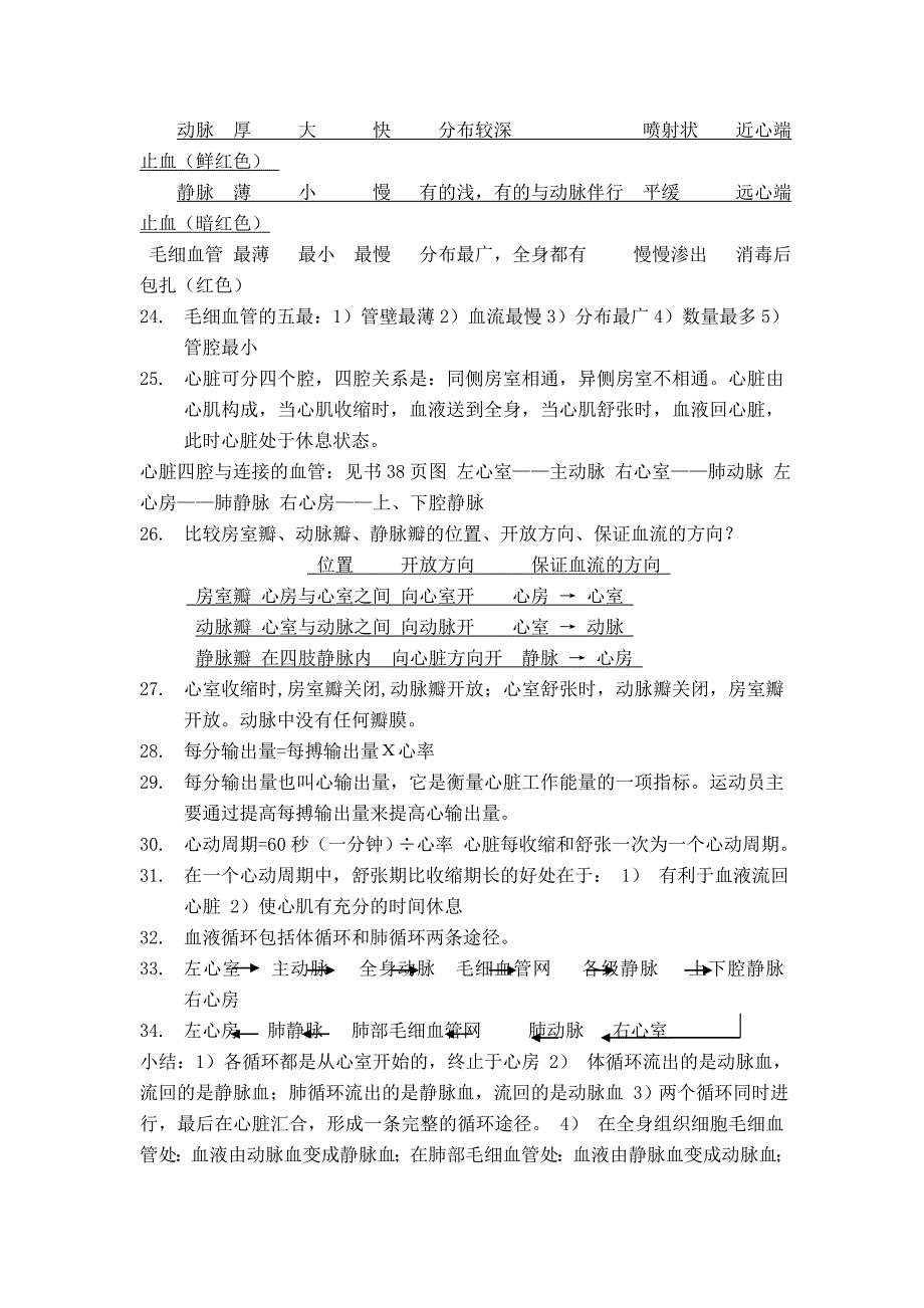 七年级下册生物复习资料(北师大版)_第3页