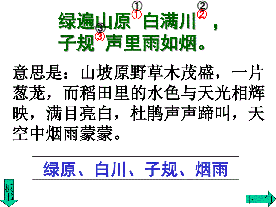 古诗词三首乡村四月PPT课件_第2页