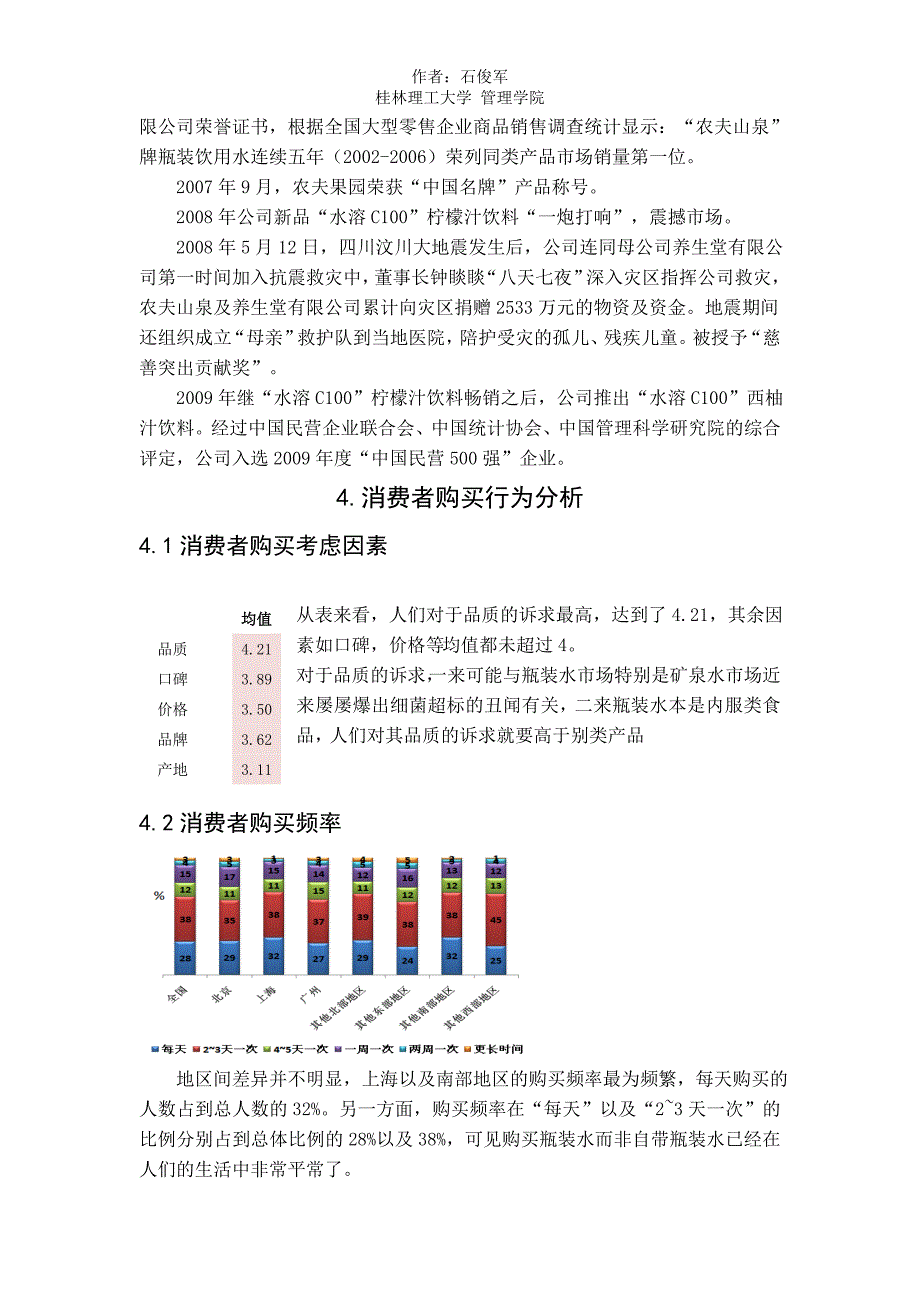 公司农夫山泉市场营销策略分析市场营销案例分析品_第4页