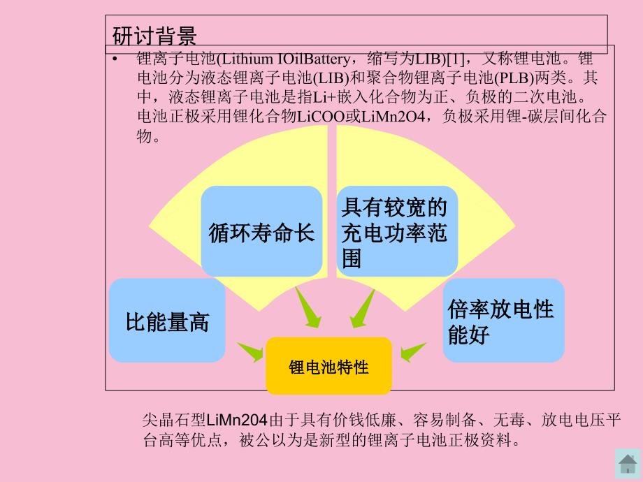 尖晶石锂锰氧化物电极材料制备及表征ppt课件_第2页