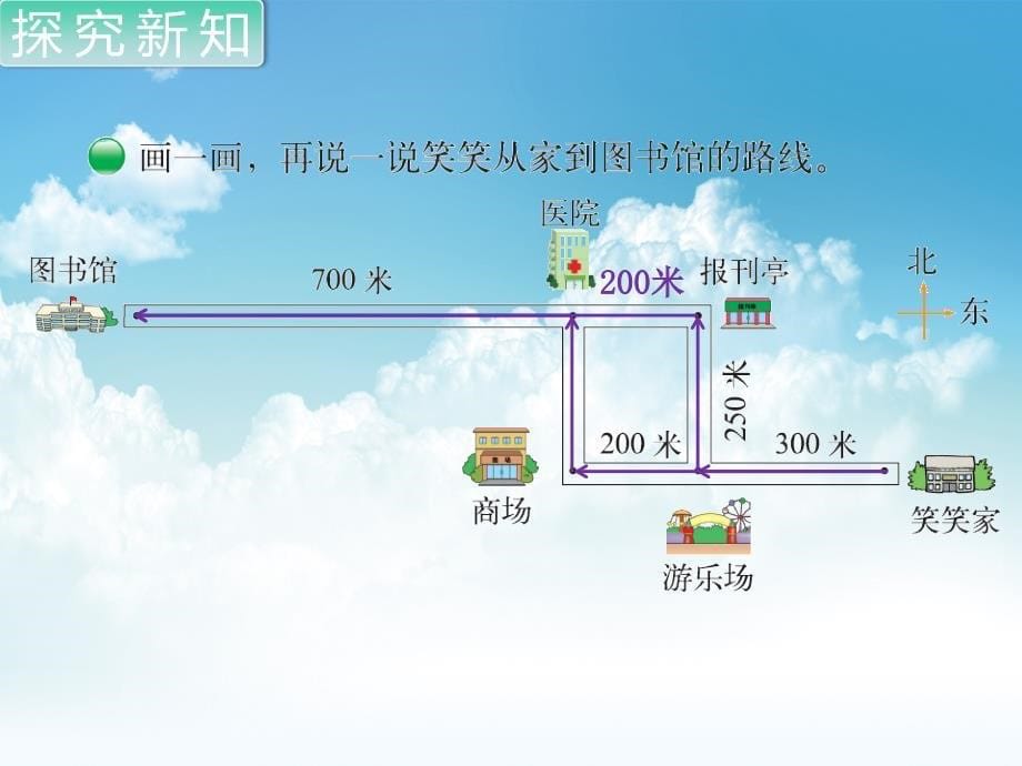 新编【北师大版】四年级上册数学ppt课件 第1课时 去图书馆_第5页