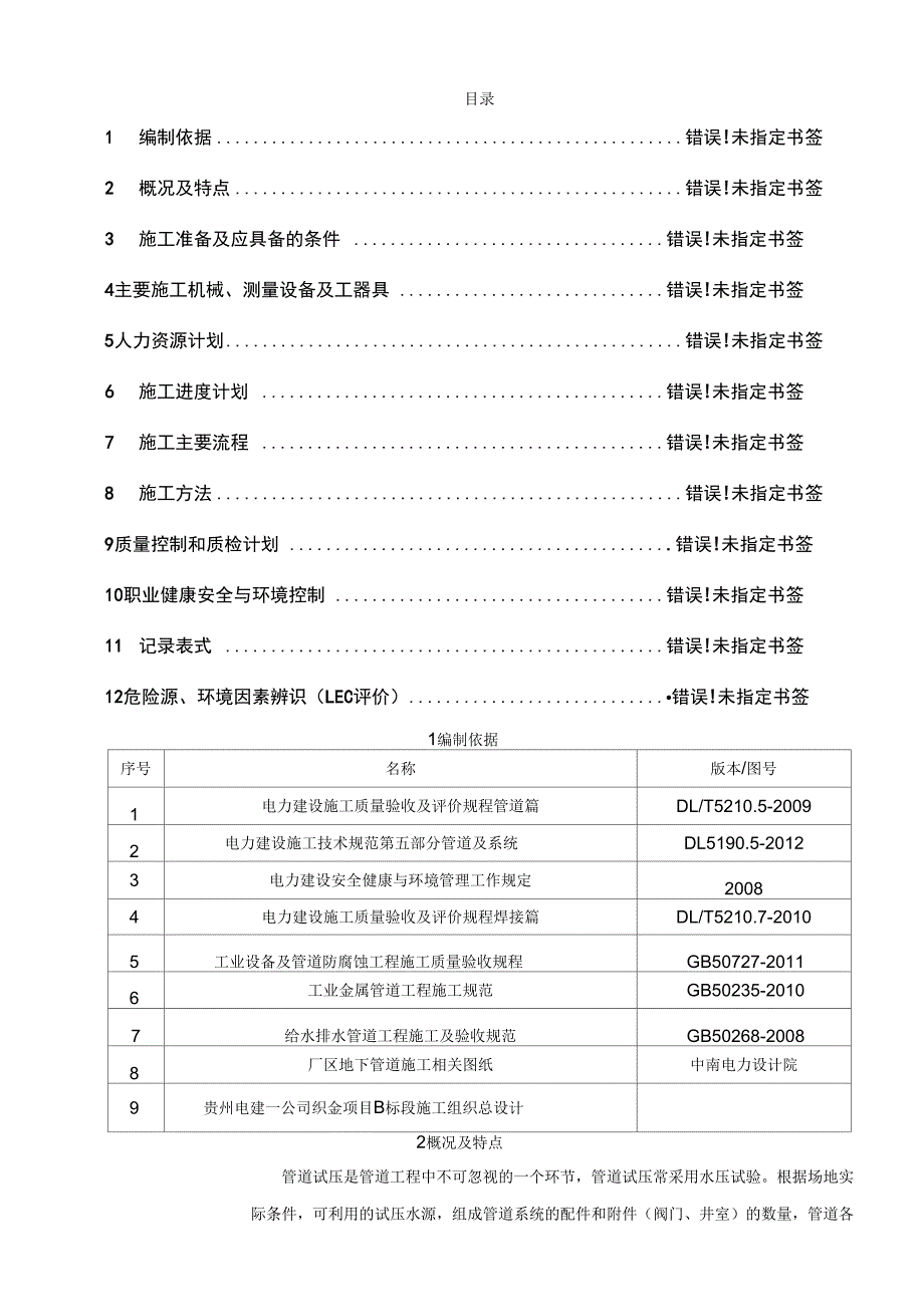 管道水压试验现场施工方法_第2页