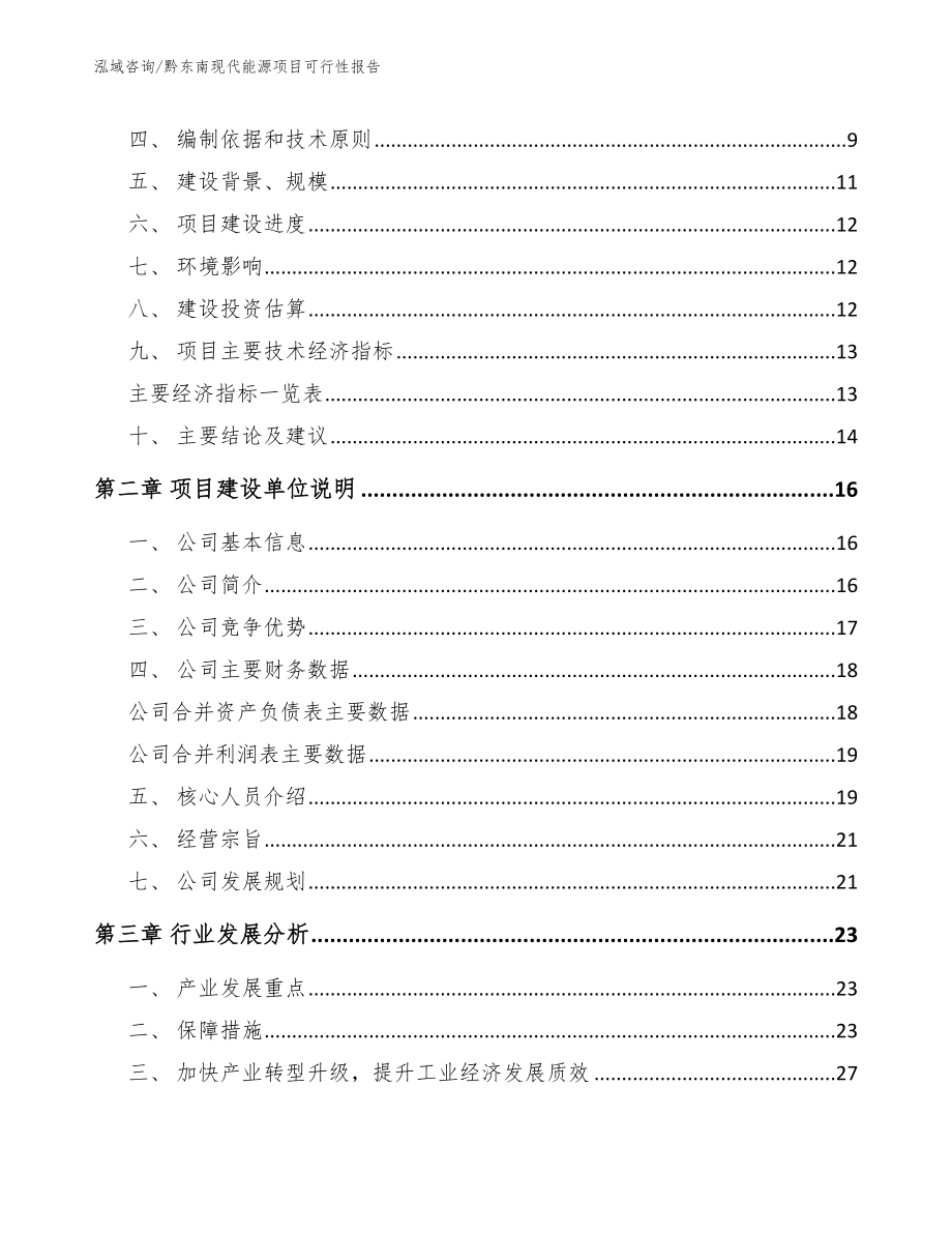 黔东南现代能源项目可行性报告_第3页