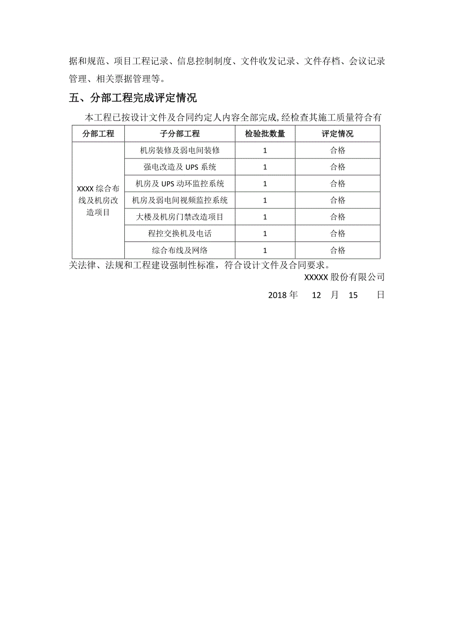 弱电智能化项目施工总结_第4页