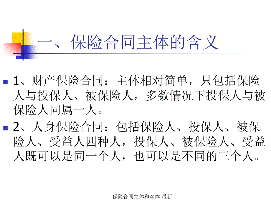 保险合同主体和客体最新课件_第4页