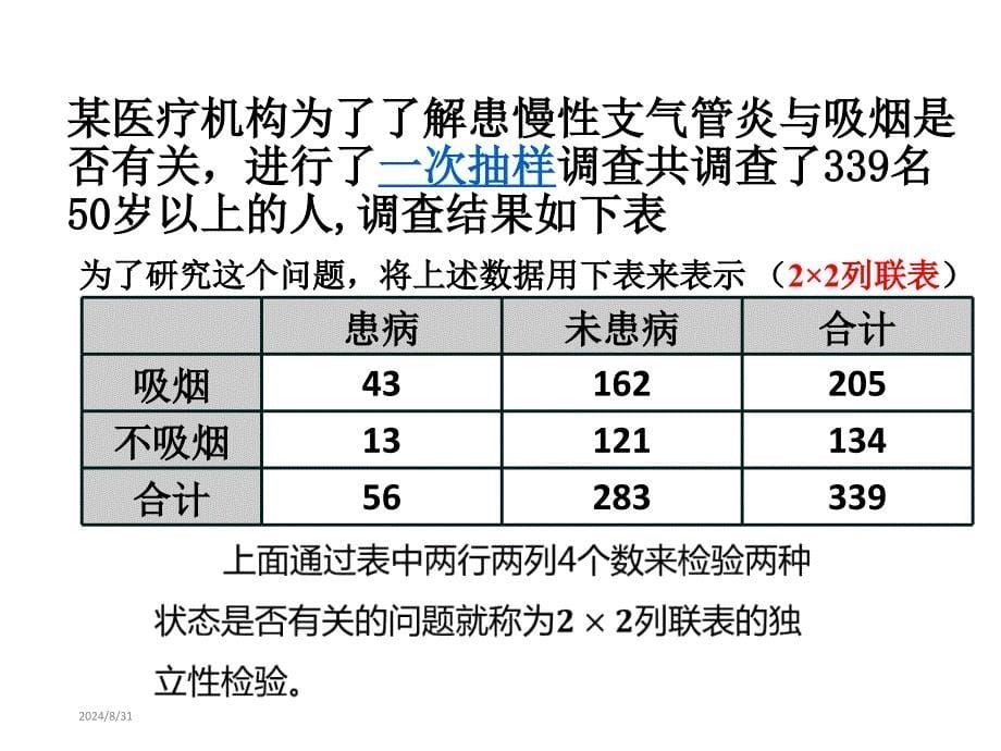 人教版高二数学选修1-21.1《独立性检验》ppt课件_第5页