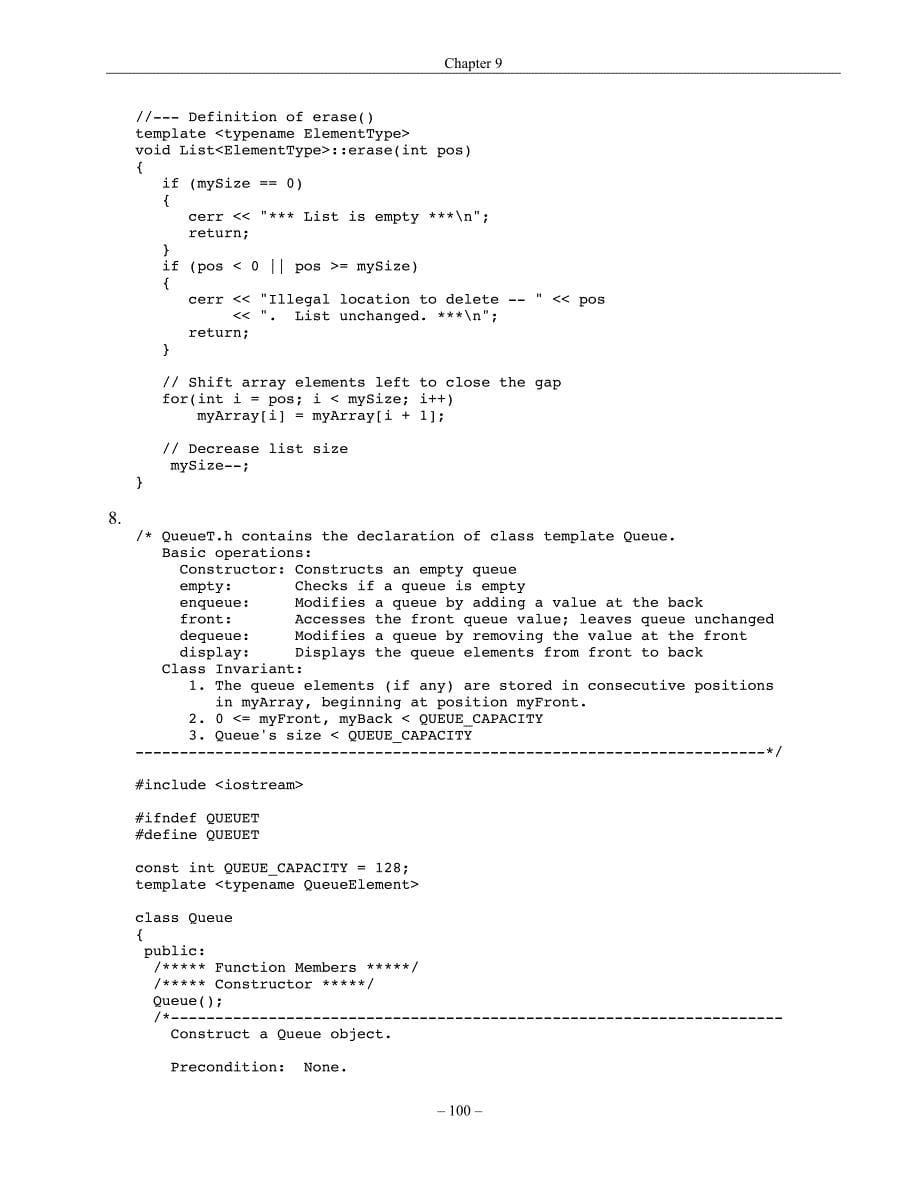 数据结构与算法分析 第9章 答案 Larry Nyhoff 清华大学_第5页