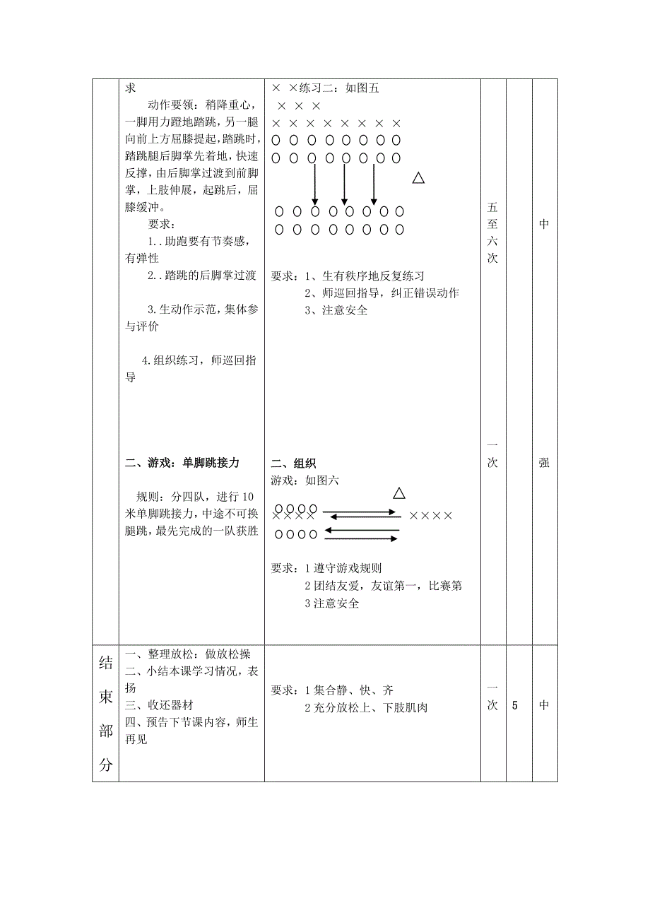 单脚跳教案(一)_第3页