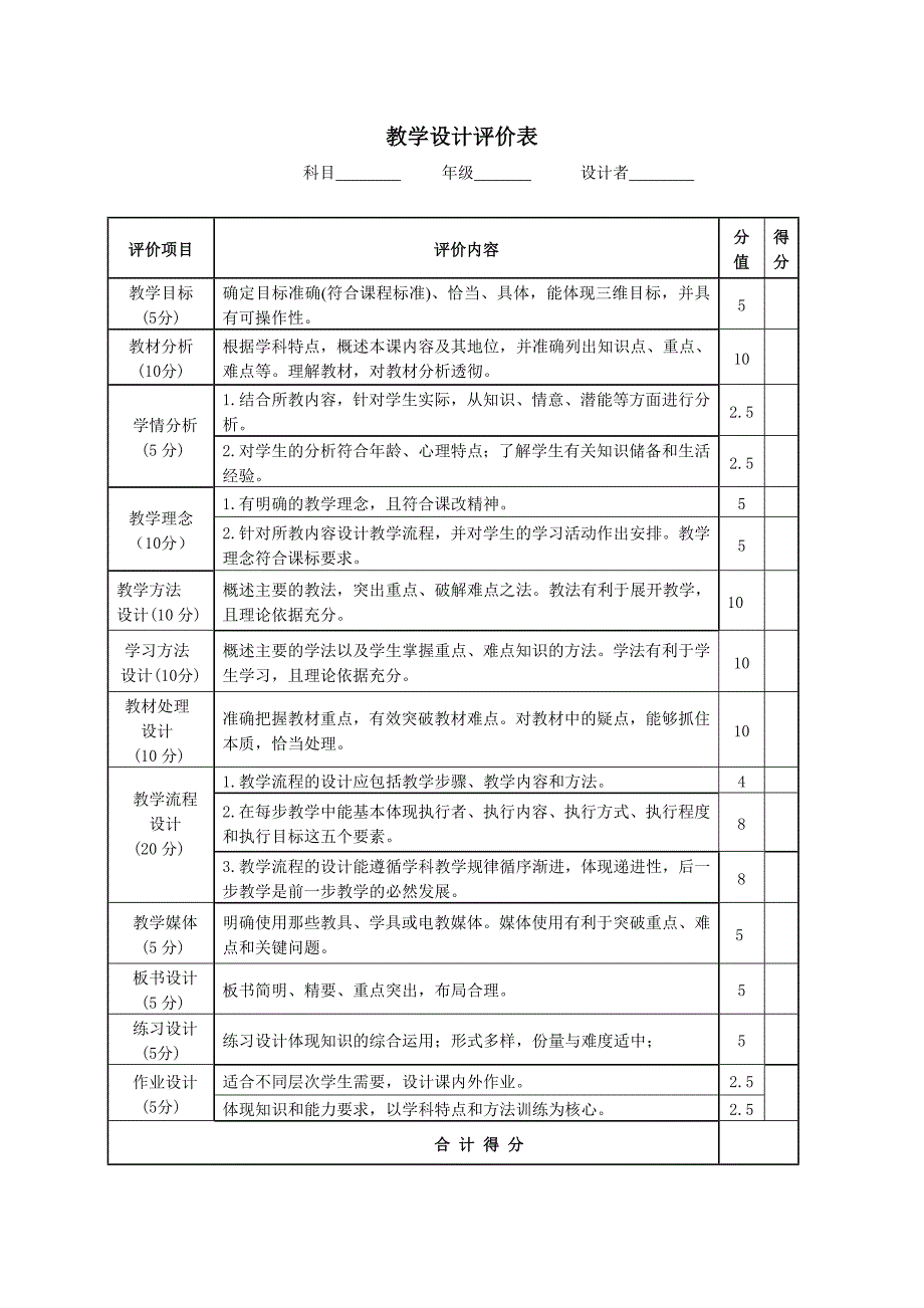 教学设计比赛方案_第3页