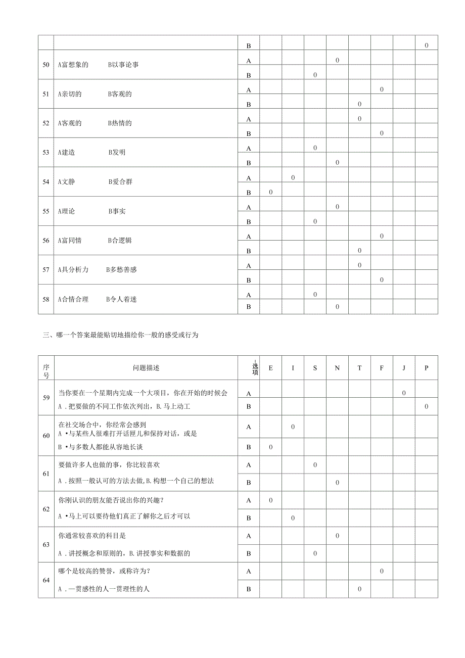 职业性格测试题(通用版)_第4页