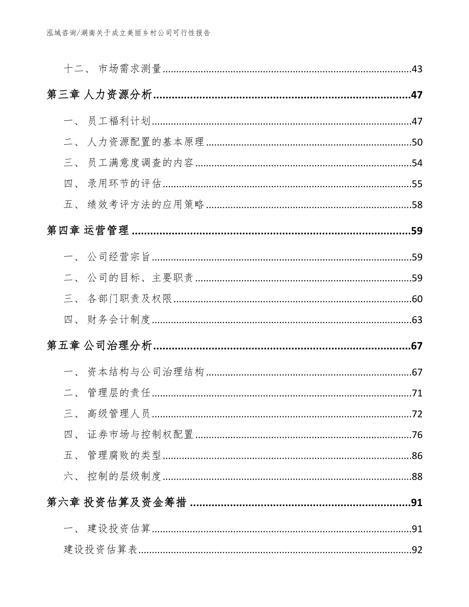 湖南关于成立美丽乡村公司可行性报告（范文模板）_第3页