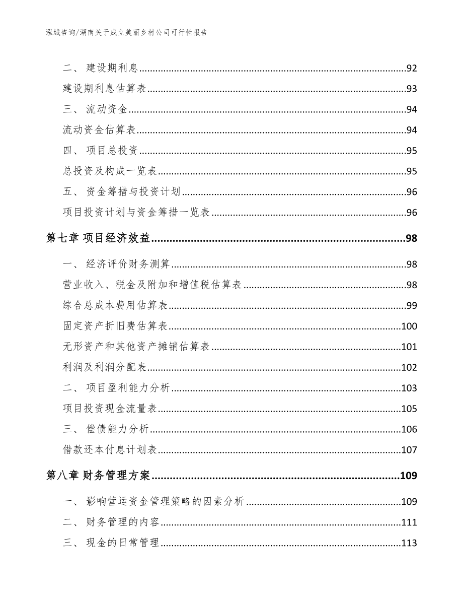 湖南关于成立美丽乡村公司可行性报告（范文模板）_第4页