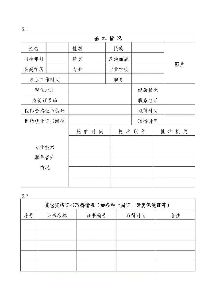 卫生专业技术人员档案_第3页