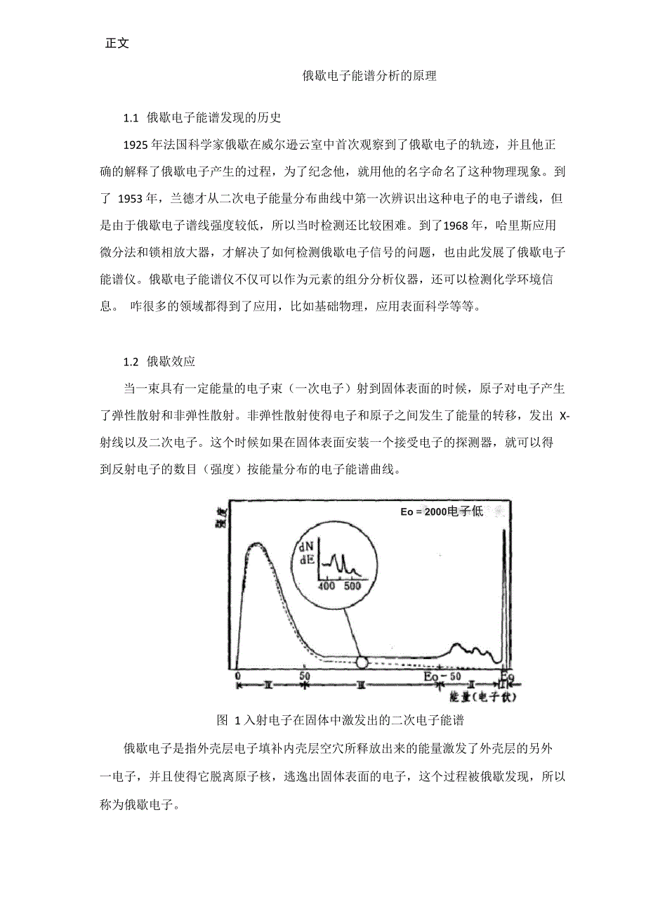 俄歇电子能谱分析原理及方法_第2页