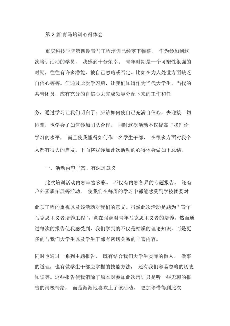 工作总结范文学习培训总结报告_第5页