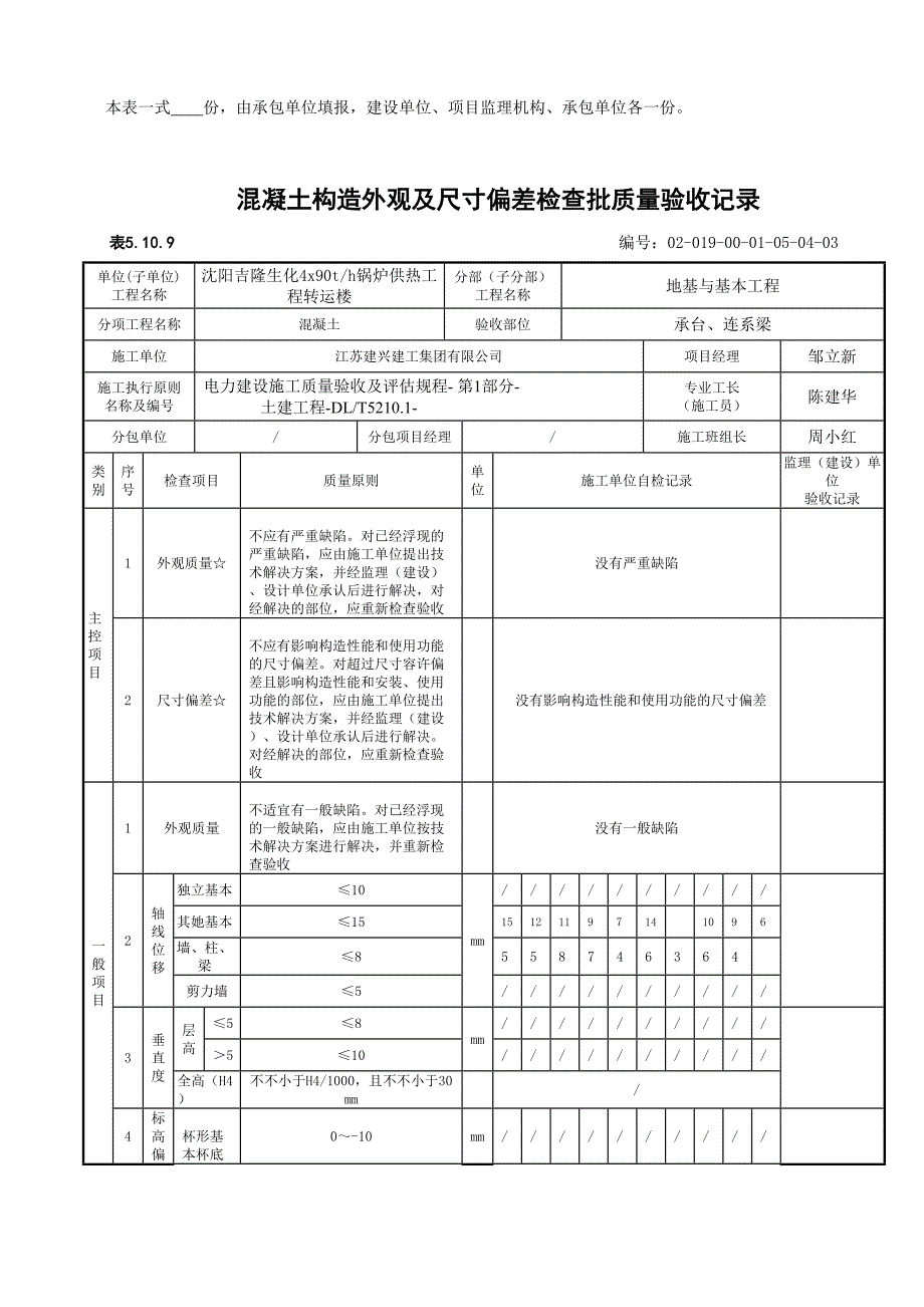 混凝土结构外观尺寸偏差_第2页