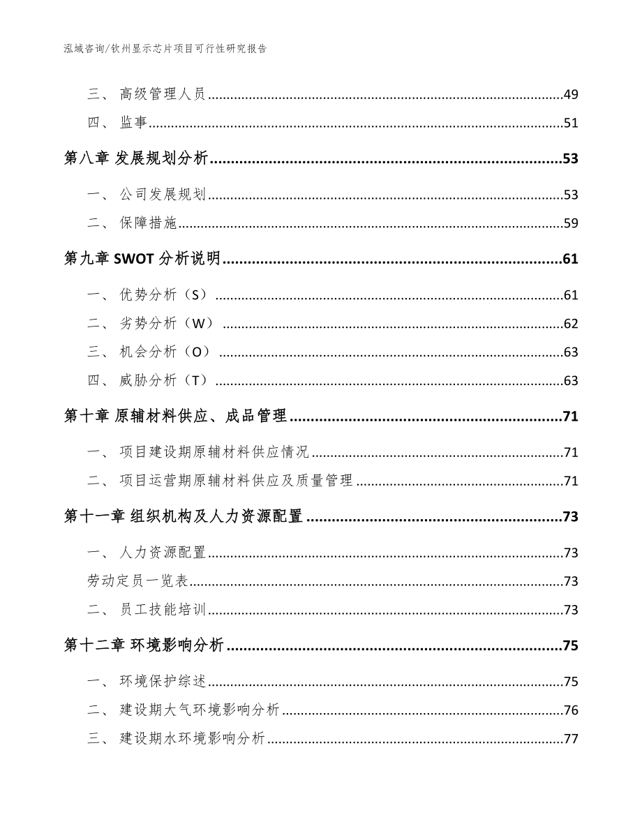 钦州显示芯片项目可行性研究报告（模板范文）_第3页