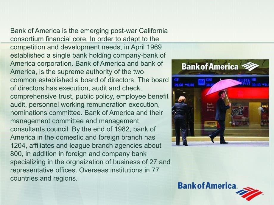 Welcome to Bank of America 美国银行简介.ppt_第5页