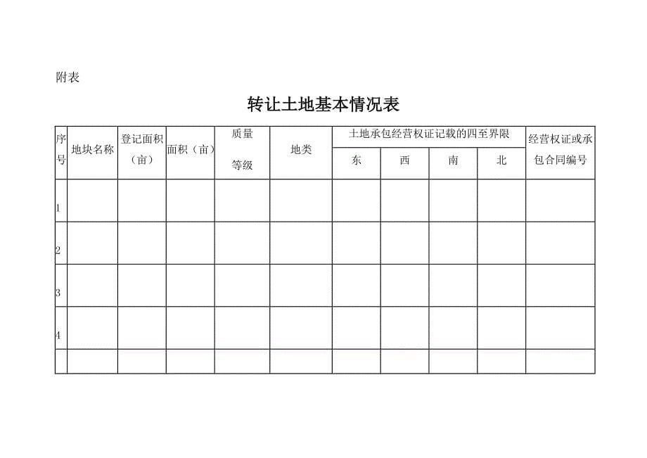 贵州省农村土地承包经营权流转合同示范文本-2010年10月9日-新版.doc_第5页