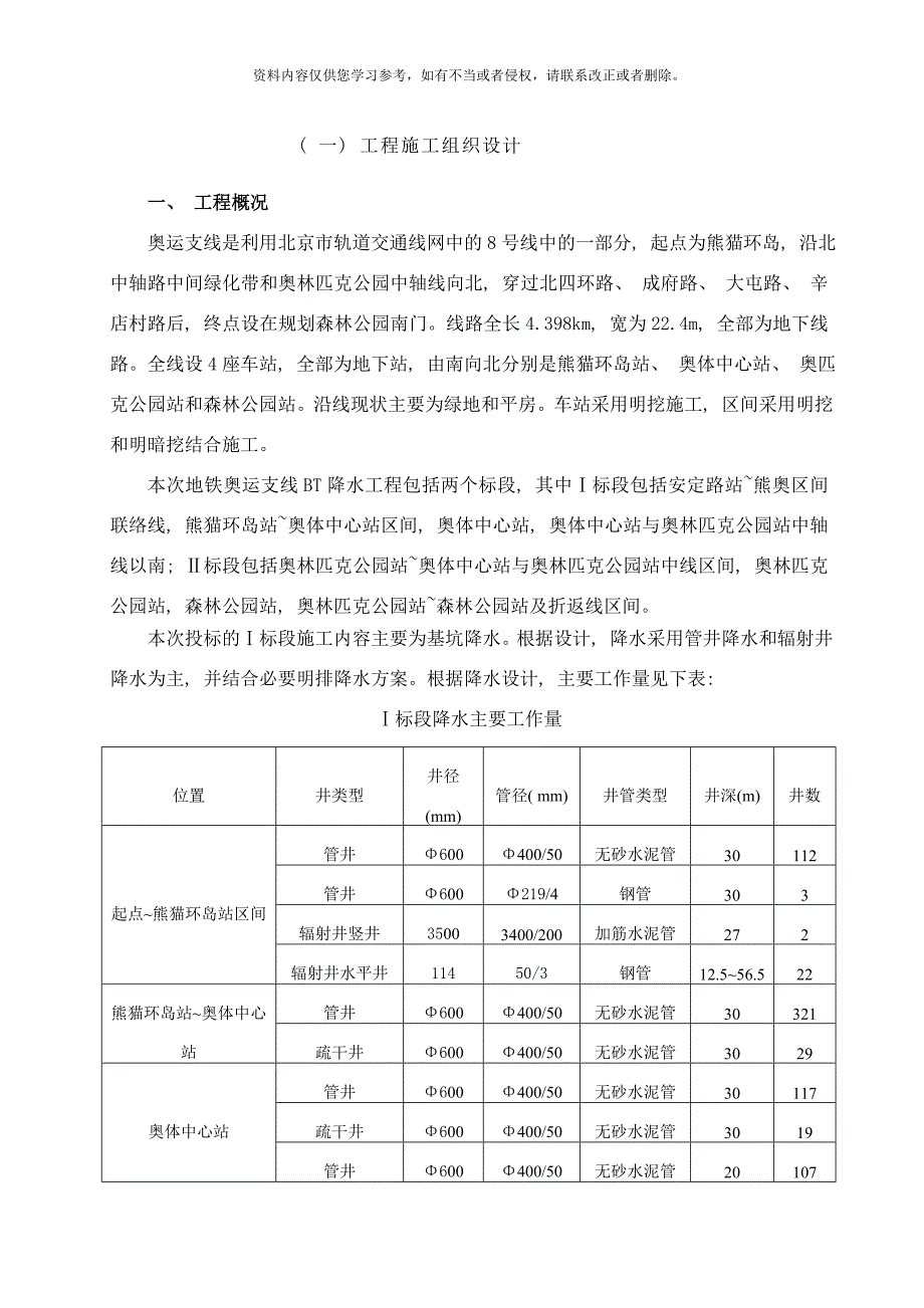 标降水设计施工组织设计样本.doc_第1页