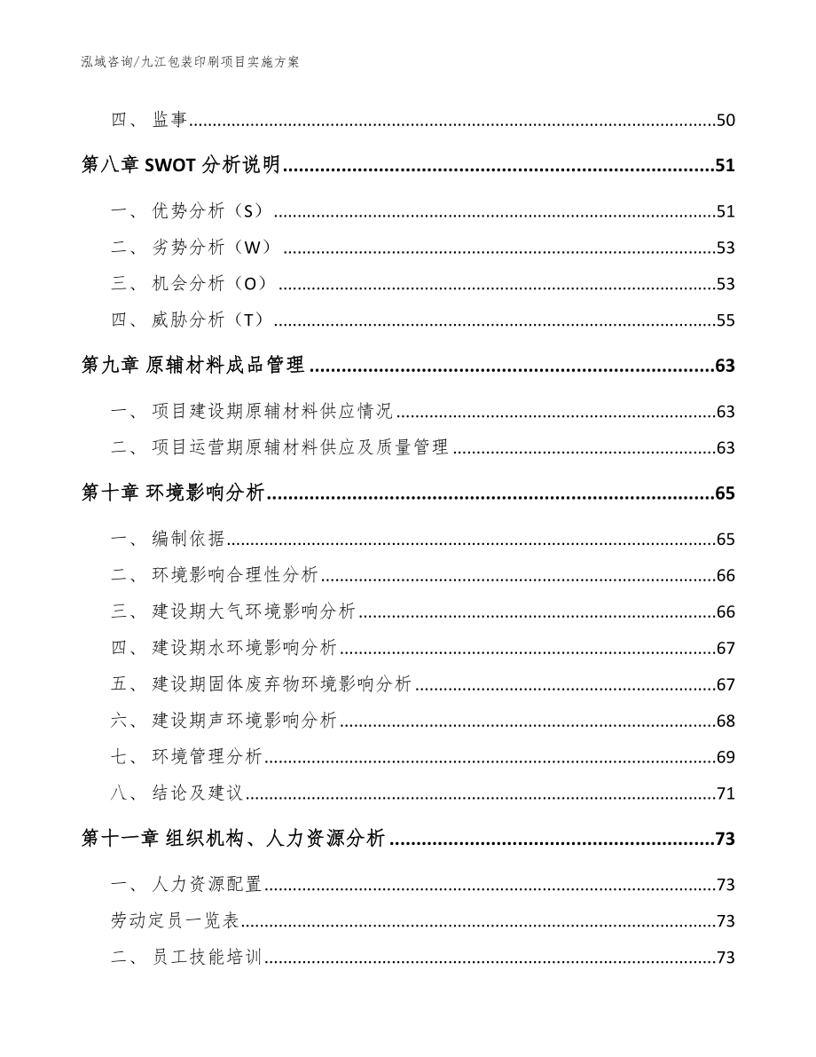 九江包装印刷项目实施方案（范文模板）_第4页