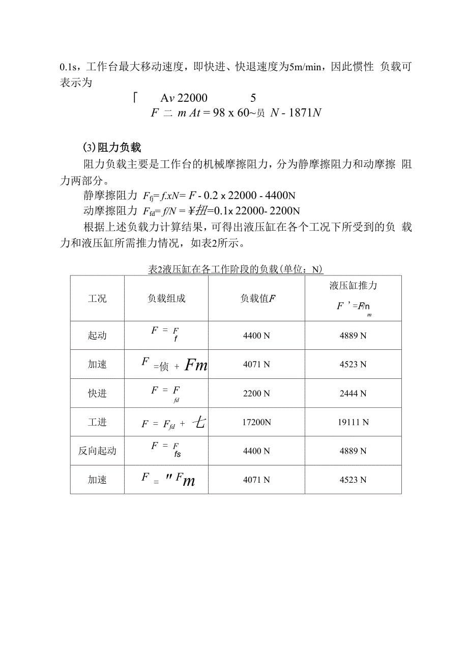 液压传动液压专用铣床动力滑台液压系统设计_第5页