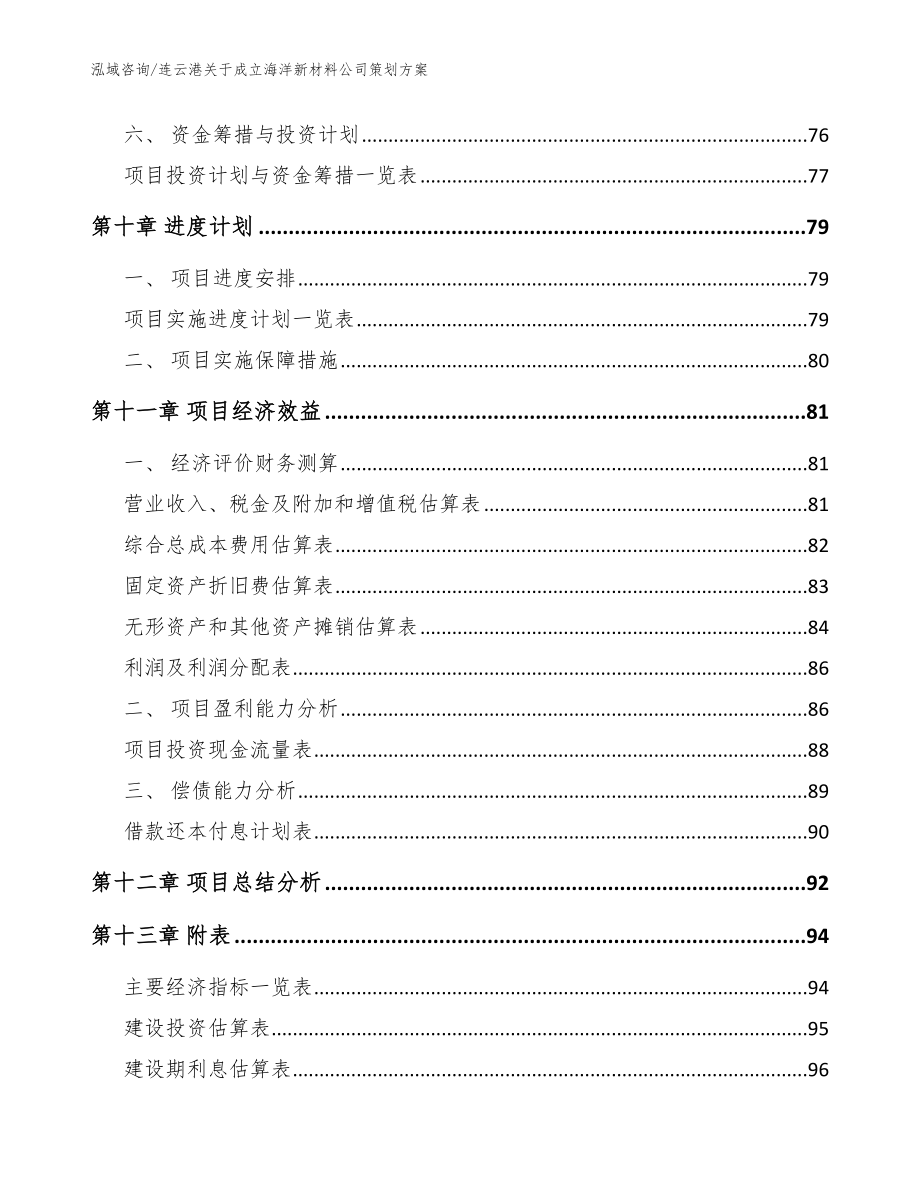 连云港关于成立海洋新材料公司策划方案范文参考_第5页