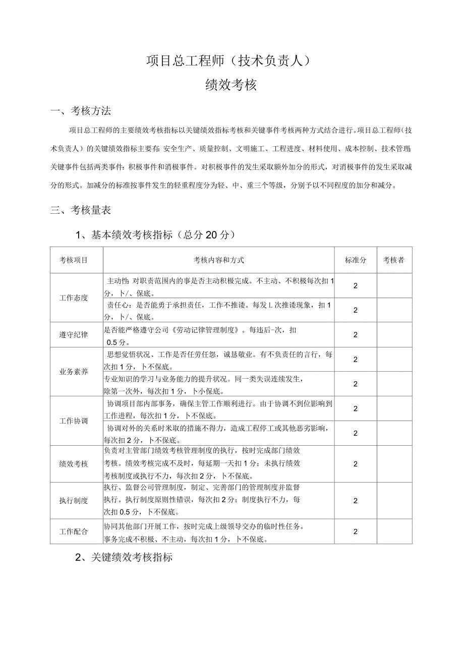 某公司项目经理绩效考核概述_第4页