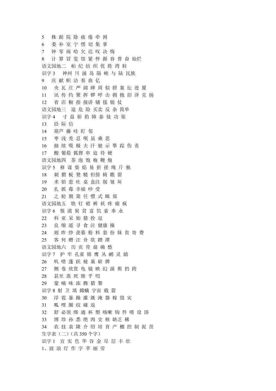 小学语文生字表1—3年级.doc_第5页