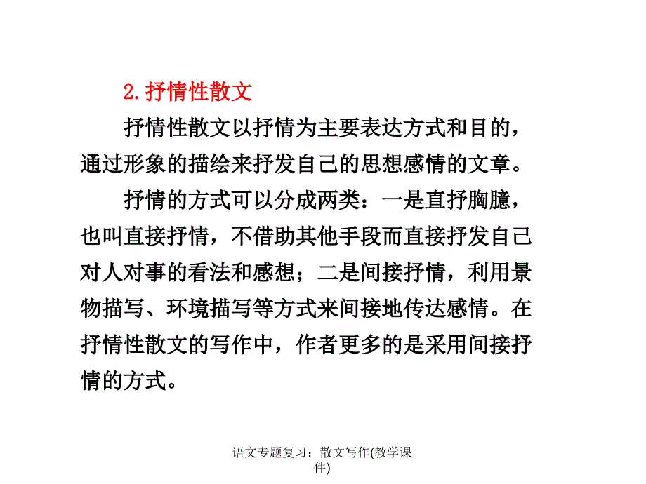 语文专题复习散文写作教学课件课件_第4页