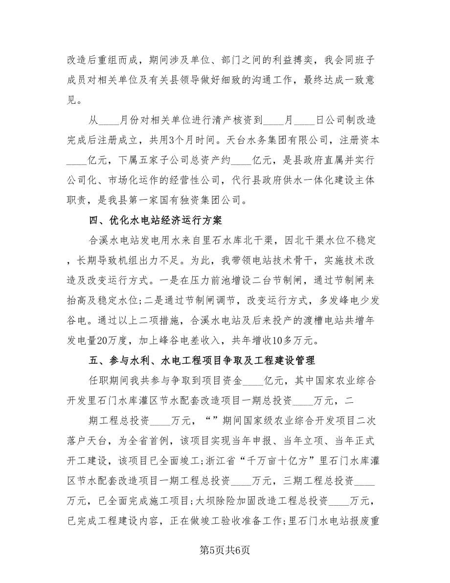 经济师个人工作总结（2篇）.doc_第5页