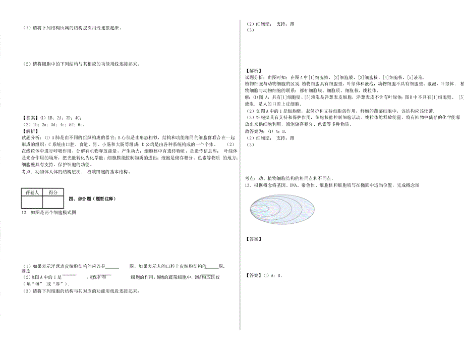 期中试卷及其答案_第3页