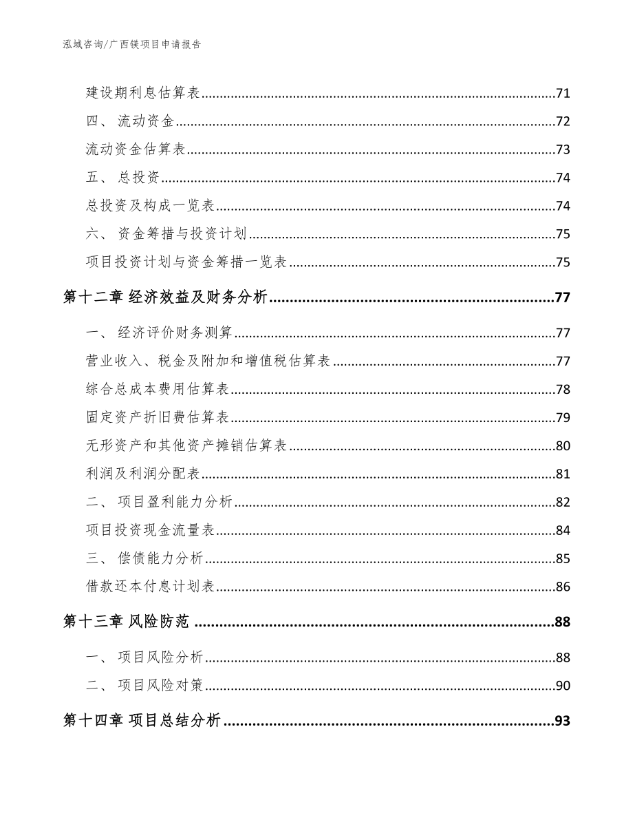 广西镁项目申请报告_第4页