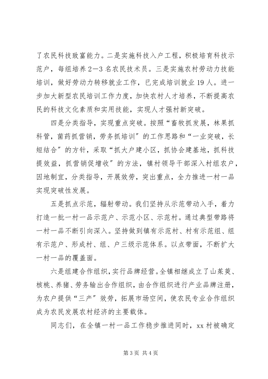 2023年在某村新农村建设暨产业发展动员大会上的致辞.docx_第3页