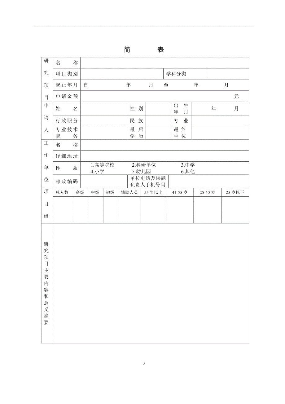 广州市教育科学规划课题申报书.doc_第3页