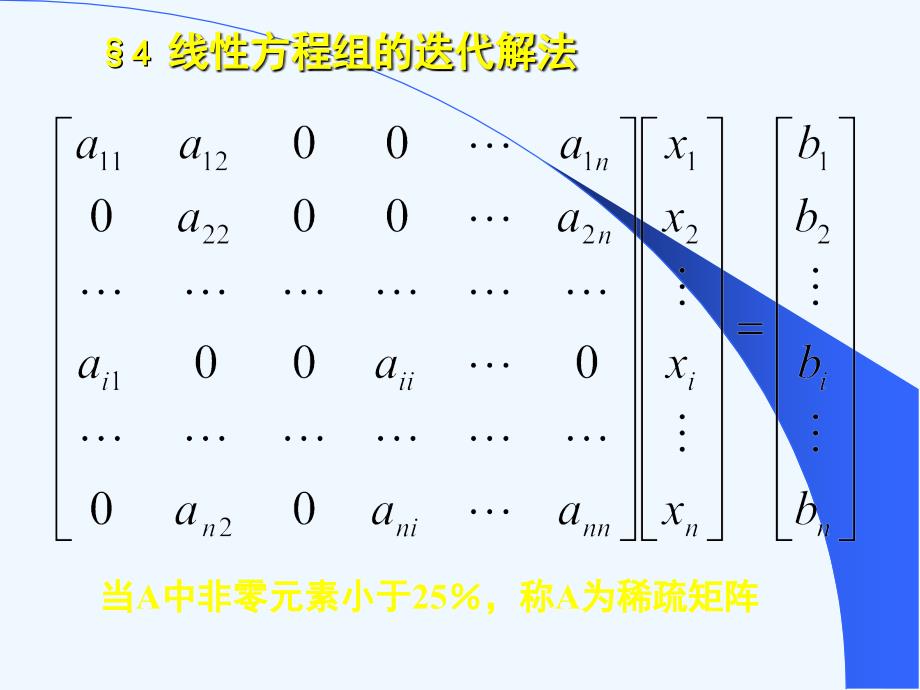 化工数学ppt课件--第三章线方程组的迭代法_第1页