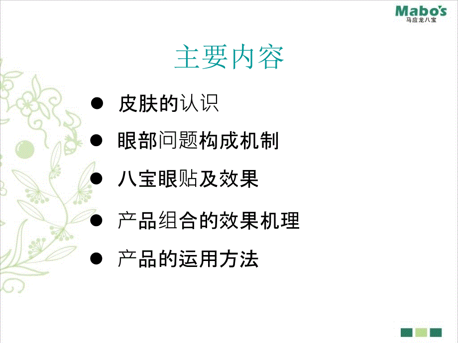 马应龙八宝眼贴膜ppt课件_第2页