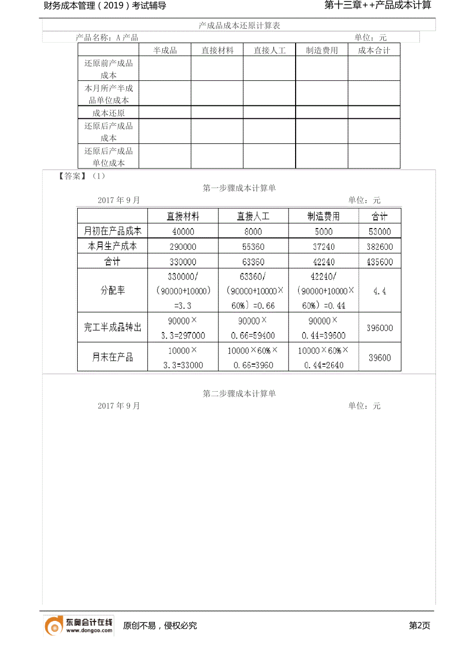 【实用文档】逐步结转分步法和平行结转分步法的区别(1)_第2页