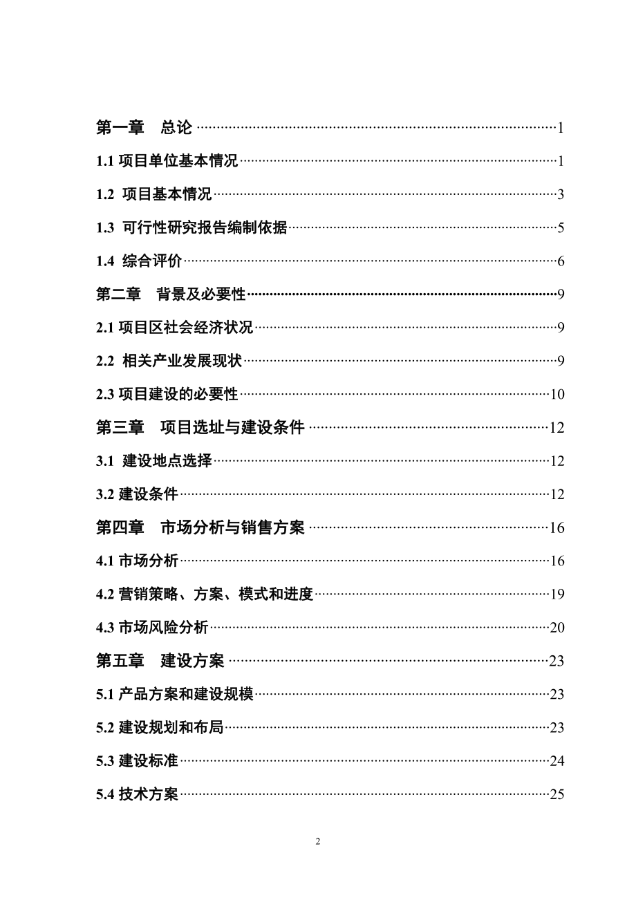 2万吨异戊橡胶项目可行性策划书.doc_第2页