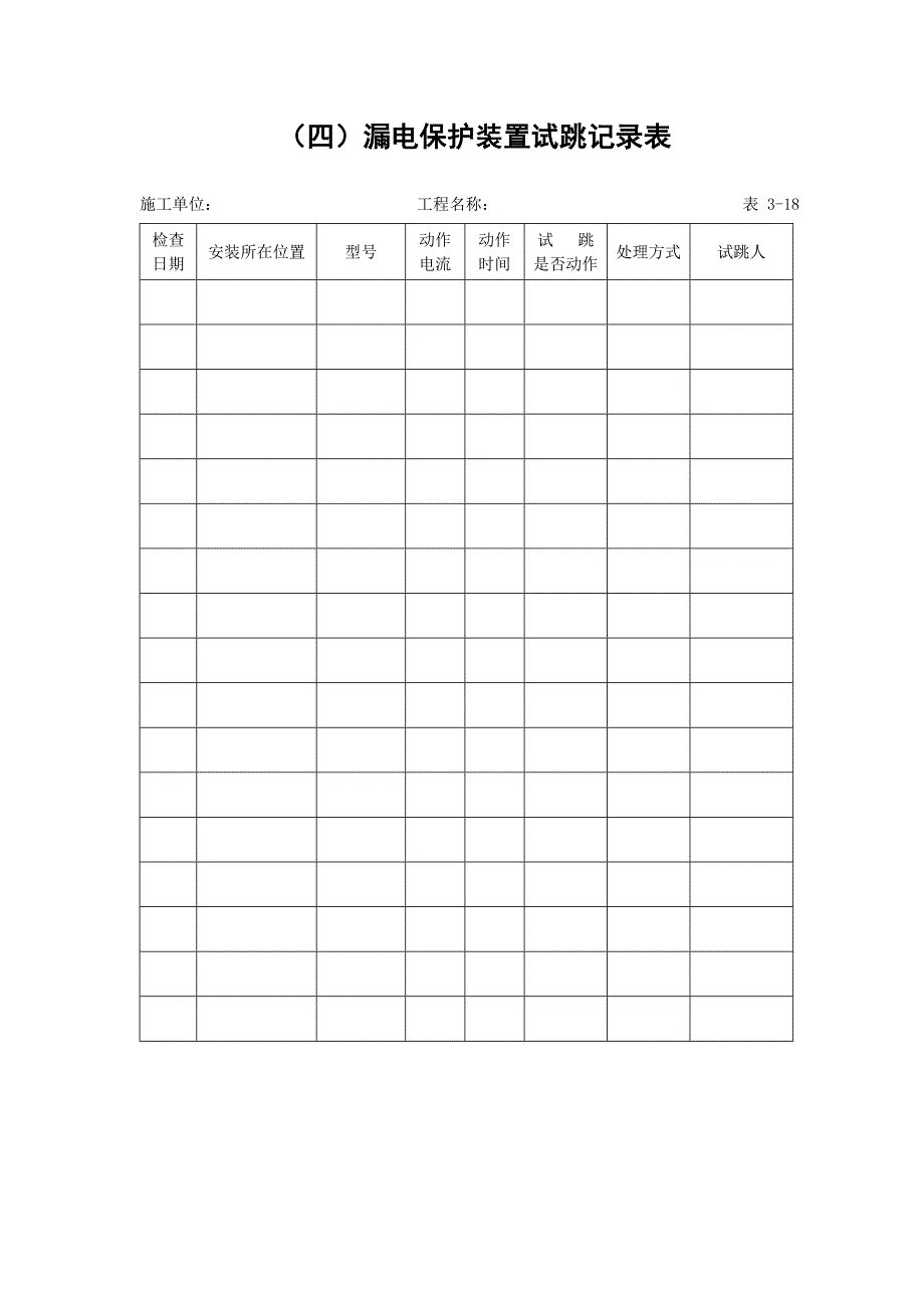 接地电阻测试记录表_第4页