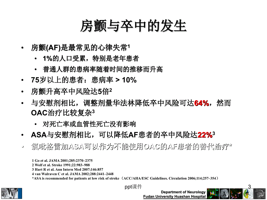 房颤双重抗血小板治疗预防ppt课件_第3页