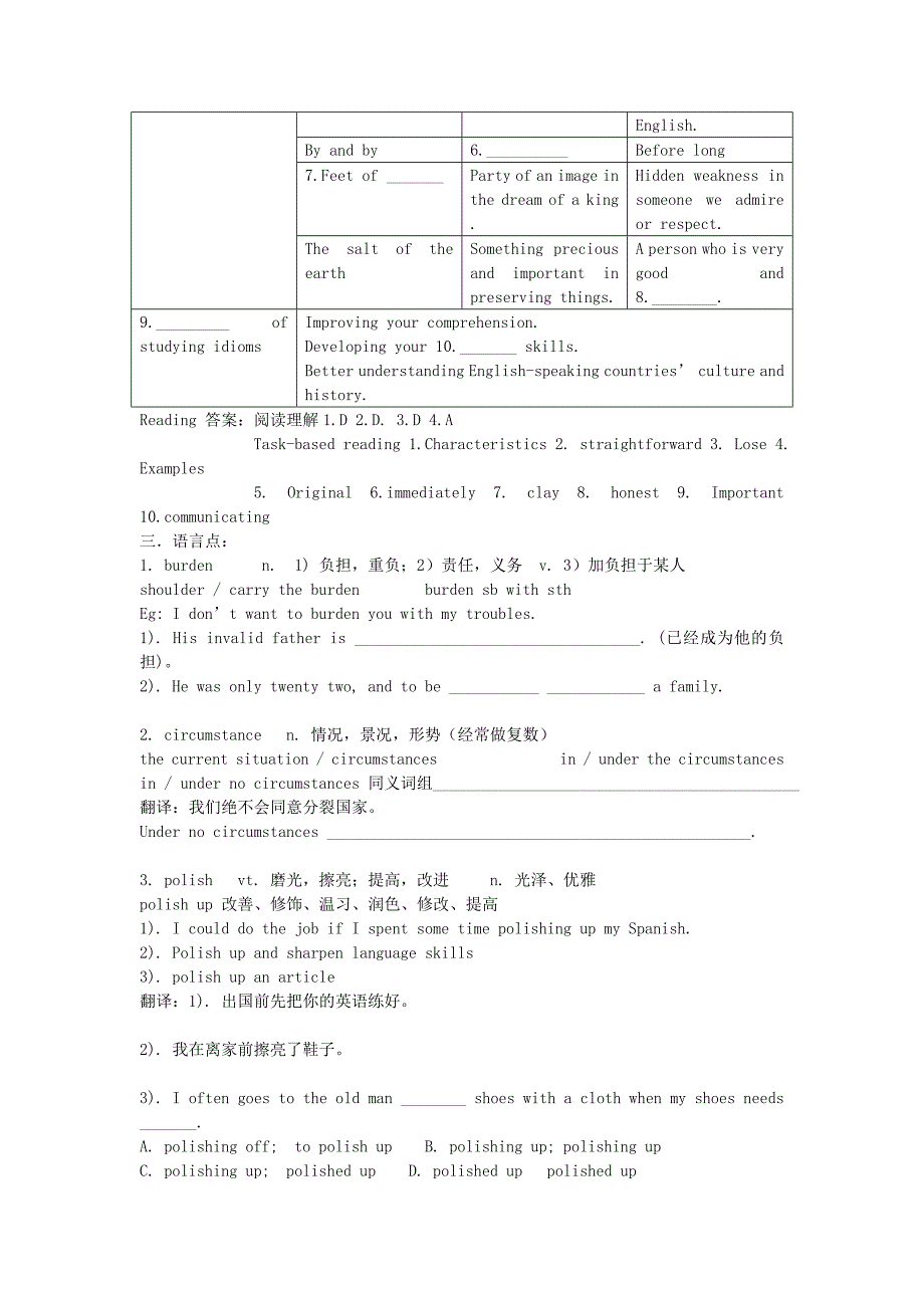 高中英语 模块9 Unit 4 学案 牛津版选修9_第2页