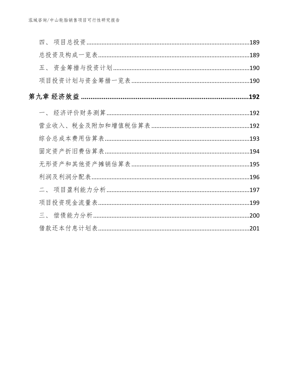 中山轮胎销售项目可行性研究报告模板范文_第4页